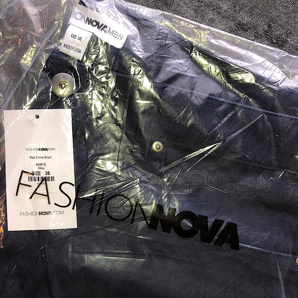 Fashion Nova Mac Chino Short Navy - Picture 6 of 7